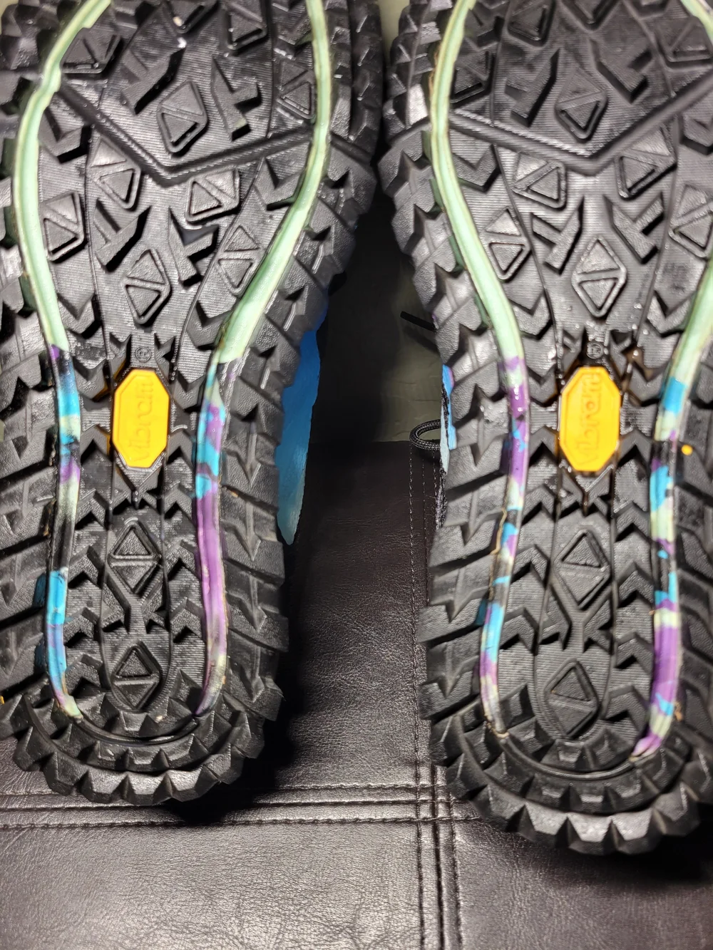 Merrell Antora 2 Women's Black with Blue & Purple Running Shoes Size 10